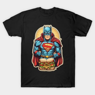 Heroic Bites Apparel: Unleash Your Inner Sandwich Superpowers with Whimsical Tees T-Shirt